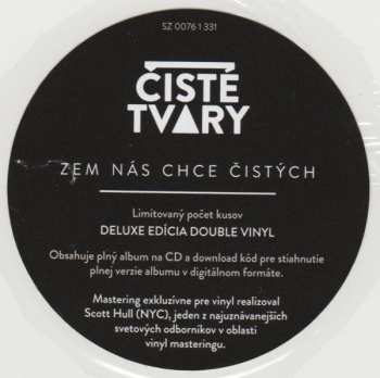 2LP/CD Čisté Tvary: Zem Nás Chce Čistých
