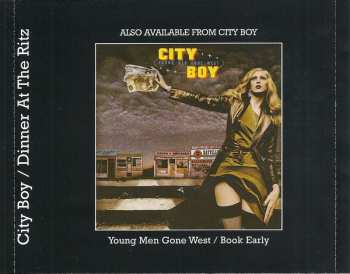 2CD City Boy: City Boy / Dinner At The Ritz