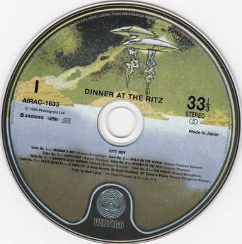 CD City Boy: Dinner At The Ritz