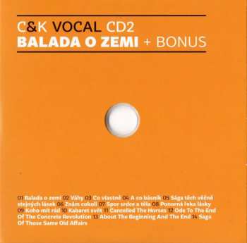 4CD/Dobozkészlet C&K Vocal: Dřív Než Něco Začne 1969-1989