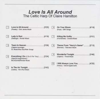 CD Claire Hamilton: Love Is All Around The Celtic Harp Of Claire Hamilton