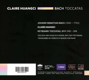 CD Claire Huangci: Bach Toccatas