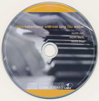 CD Tilo Weber: Nicht Rot, Nicht Weiß, Nicht Blau