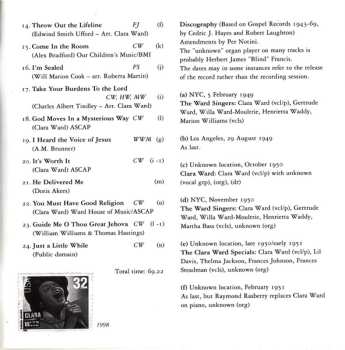 CD Ward Singers: I Feel The Holy Spirit