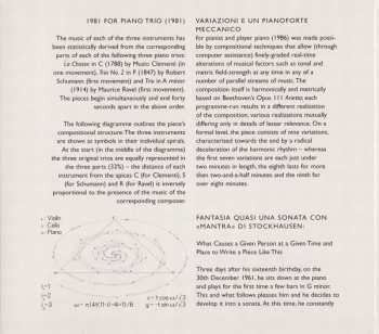 CD Clarence Barlow: Musica Derivata