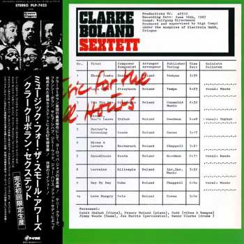 LP The Kenny Clarke - Francy Boland Sextet: Music For The Small Hours LTD