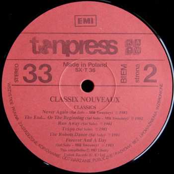 LP Classix Nouveaux: Classics