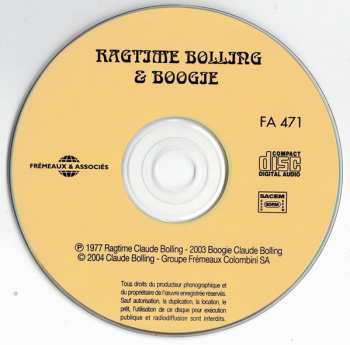 CD Claude Bolling: Ragtime Bolling & Boogie
