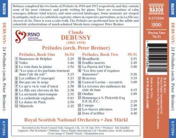 CD Claude Debussy: 24 Préludes (orch. Peter Breiner)