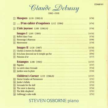 CD Claude Debussy: Images · L'Isle Joyeuse · Estampes · Masques · Children's Corner · D'Un Cahier D'Esquisses