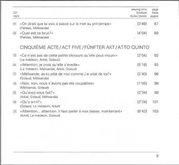 2CD Claude Debussy: Debussy: Pelleas Et Melisande