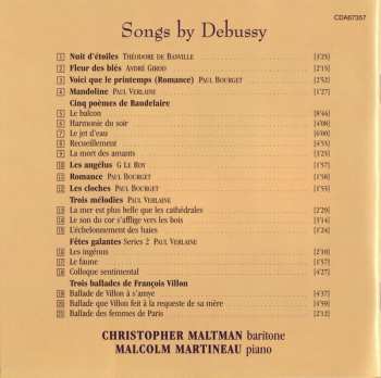 CD Claude Debussy: Songs