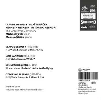 SACD Claude Debussy: The Great War Centenary