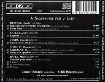 CD Claude Delangle: A Saxophone For A Lady