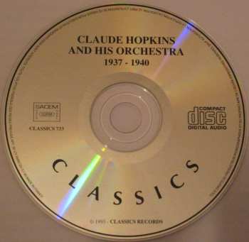 CD Claude Hopkins And His Orchestra: 1937-1940