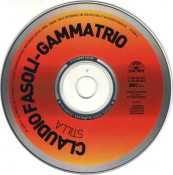 CD Claudio Fasoli - Gammatrio: Stilla
