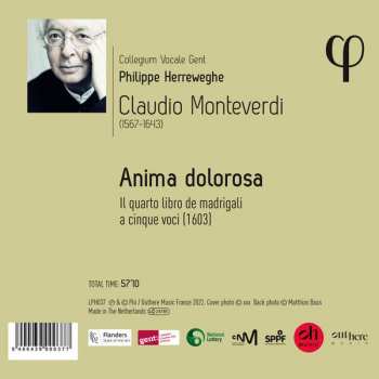 CD Collegium Vocale: Anima Dolorosa - Il Quarto Libro De Madrigali