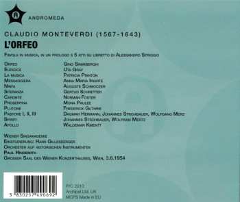 2CD Paul Hindemith: L'Orfeo