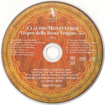 2SACD Claudio Monteverdi: Vespro Della Beata Vergine 1610