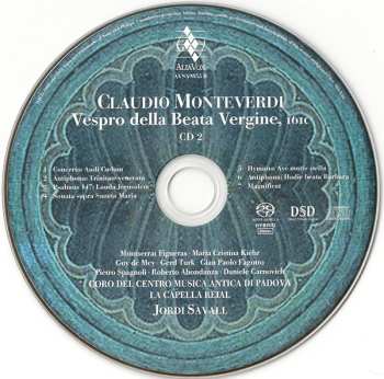 2SACD Claudio Monteverdi: Vespro Della Beata Vergine 1610