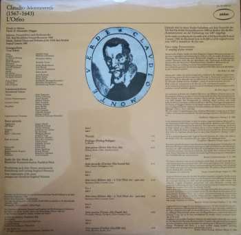 3LP Claudio Monteverdi: L`Orfeo