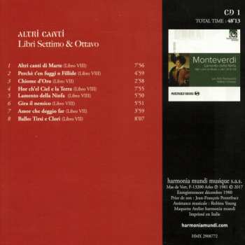 4CD/Dobozkészlet Claudio Monteverdi: Madrigali & Selva Morale