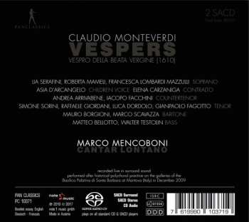 2SACD Claudio Monteverdi: Vespers
