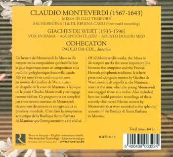 CD Claudio Monteverdi: Missa In Illo Tempore