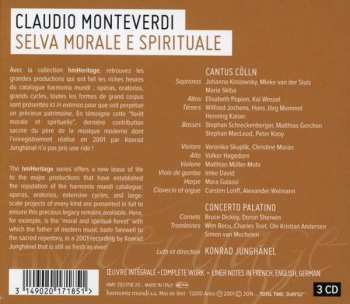 3CD/Dobozkészlet Claudio Monteverdi: Selva Morale E Spirituale