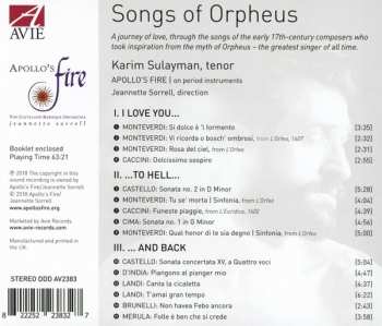 CD Claudio Monteverdi: Songs Of Orpheus