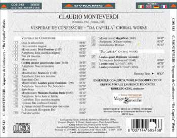 CD Claudio Monteverdi: Vesperae De Confessore