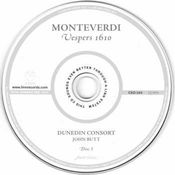 2CD Claudio Monteverdi: Vespers 1610