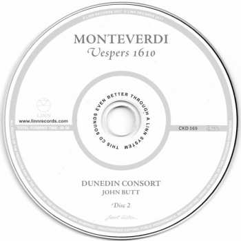 2CD Claudio Monteverdi: Vespers 1610