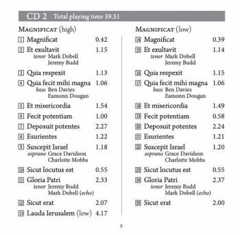 2CD Claudio Monteverdi: Vespers Of 1610