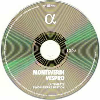 2CD Claudio Monteverdi: Vespro Della Beata Vergine, SV206