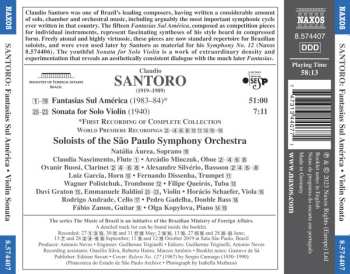 CD Orquestra Sinfônica Do Estado De São Paulo: Fantasias Sul América • Violin Sonata