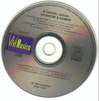 CD Claudio Simonetti: A Fantastic Journey (Adventure & Horror)