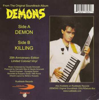 SP Claudio Simonetti: Demon (From The Original Soundtrack Album)