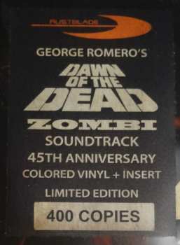 LP Claudio Simonetti's Goblin: Dawn Of The Dead - 45th Anniversary Soundtrack CLR | LTD