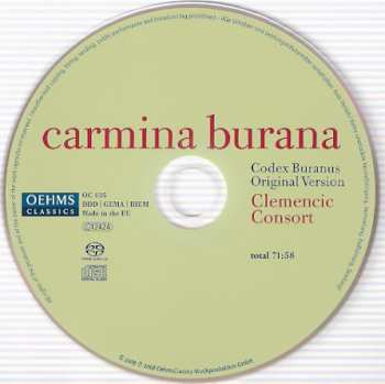 SACD Clemencic Consort: Carmina Burana - Codex Buranus Original Version