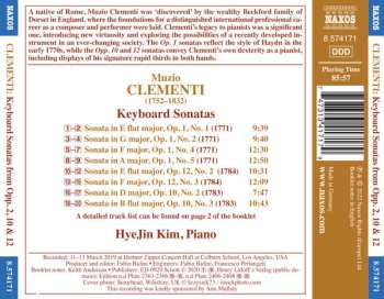 CD Muzio Clementi: Keyboard Sonatas from Opp. 1, 10 & 12