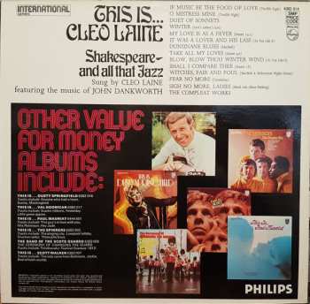 LP John Dankworth: This Is... Cleo Laine - Shakespeare, And All That Jazz