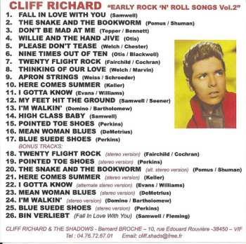 CD Cliff Richard: "Early Rock 'N' Roll Songs" Vol. 2