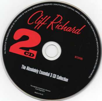 3CD Cliff Richard: The Absolutely Essential 3 CD Collection
