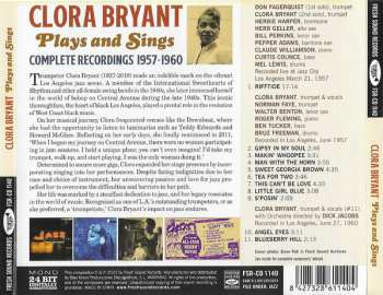 CD Clora Bryant: Plays And Sings (Complete Recordings 1957-1960) 
