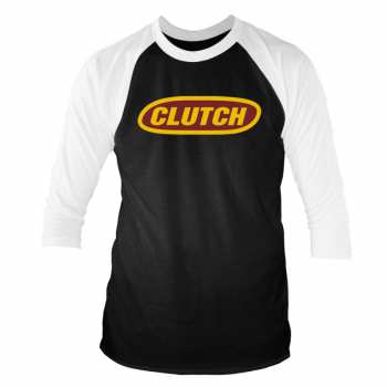 Merch Clutch: Póló S Tříčtvrtečním Rukávem Classic Logo Clutch (black/whte)