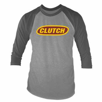 Merch Clutch: Póló S Tříčtvrtečním Rukávem Classic Logo Clutch (grey Marl/charcoal)