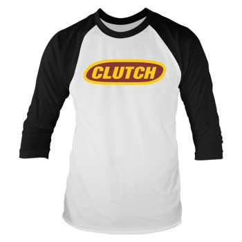 Merch Clutch: Póló S Tříčtvrtečním Rukávem Classic Logo Clutch (whte/black)