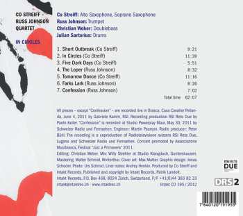 CD Co Streiff-Russ Johnson Quartet: In Circles