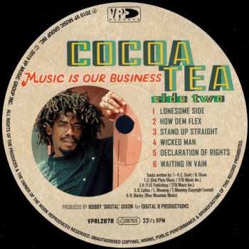 LP Cocoa Tea: Music Is Our Business